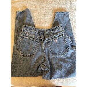 VTG 1980's Guess Jeans Mom High Waisted Sz 28 Denim USA *Runs Small 28